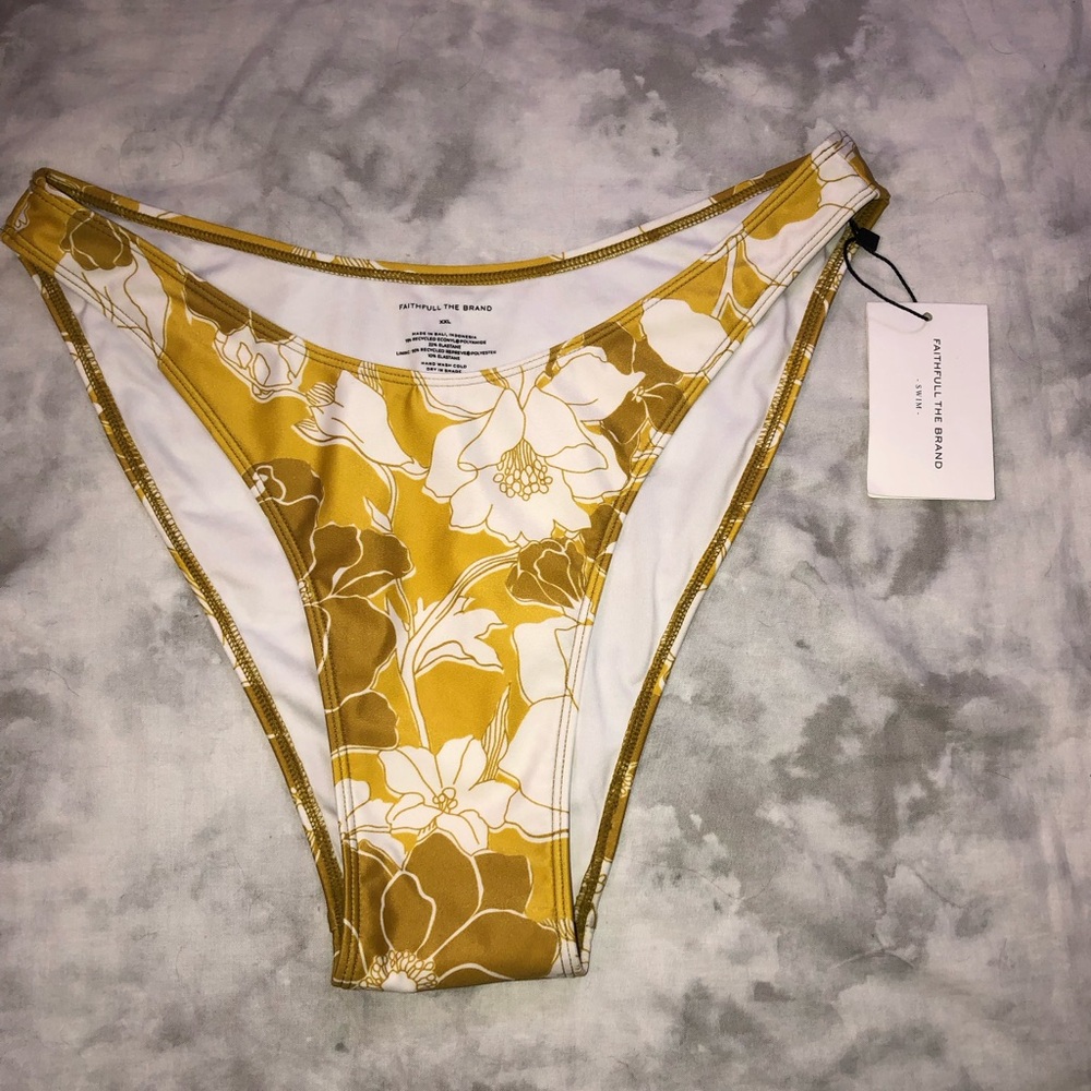 NWT Faithfull the Brand Ophelle Bikini Bottoms